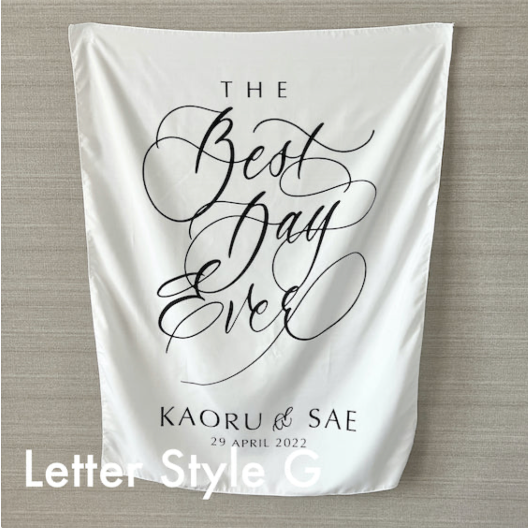 タペストリー 【結婚式 ウェルカムグッズ タペストリー】