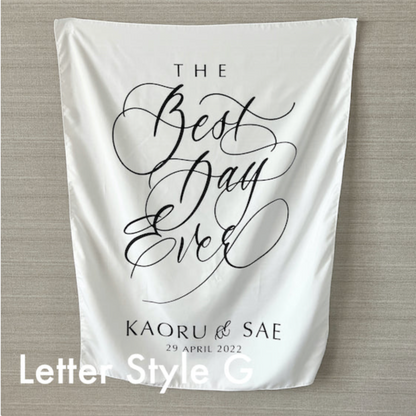 タペストリー 【結婚式 ウェルカムグッズ タペストリー】