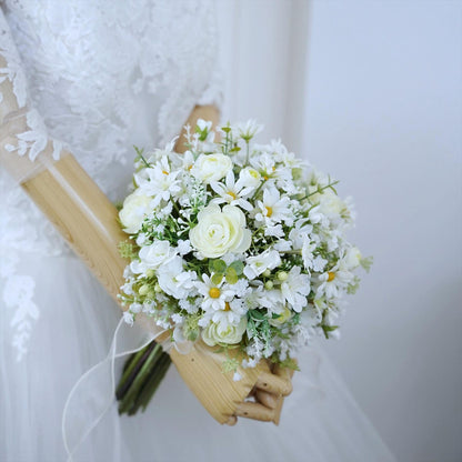 白い小花のナチュラルブーケ