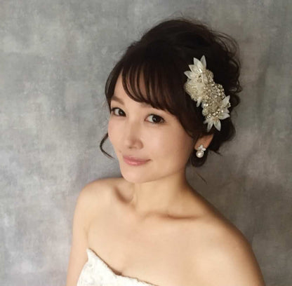 【ヘッドドレス】Ange ヘッドアクセサリー/ブライダルアクセサリー 【結婚式 ヘアアクセサリー】