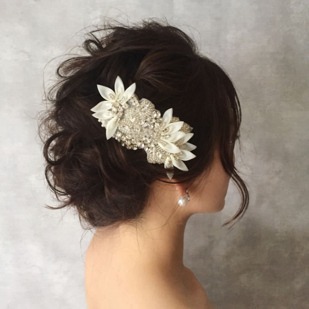 【ヘッドドレス】Ange ヘッドアクセサリー/ブライダルアクセサリー 【結婚式 ヘアアクセサリー】
