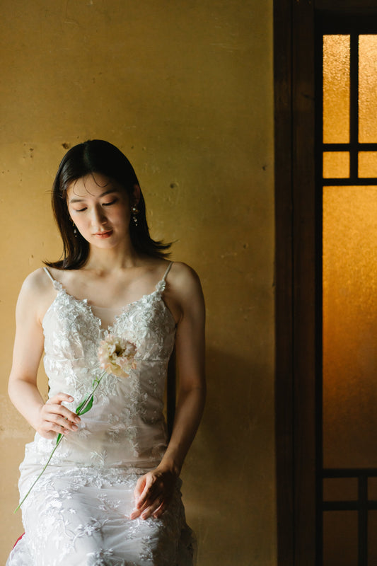 ウェディングドレス/9102281/ キャミソールネックソフトマーメイド【ウェディングドレス】