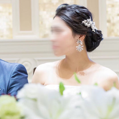 【ピアス】ブライダルピアス ビジュー ウエディング ピアス c2 【結婚式 ピアス イヤリング】