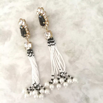 【ピアス・イヤリング】joie タッセルピアス/ブライダルアクセサリー 【結婚式 ピアス イヤリング】