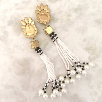 【ピアス・イヤリング】joie タッセルピアス/ブライダルアクセサリー 【結婚式 ピアス イヤリング】