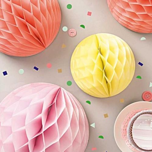 HONEYCOMB PAPER BALLS, SUMMER　【結婚式　その他ウェルカムグッズ】