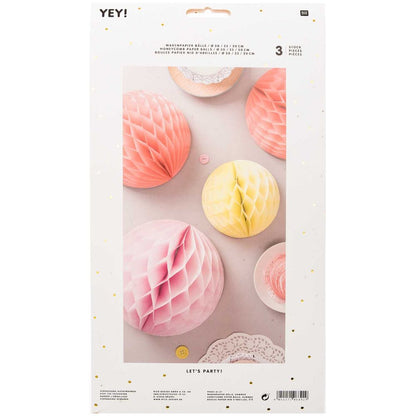 HONEYCOMB PAPER BALLS, SUMMER　【結婚式　その他ウェルカムグッズ】