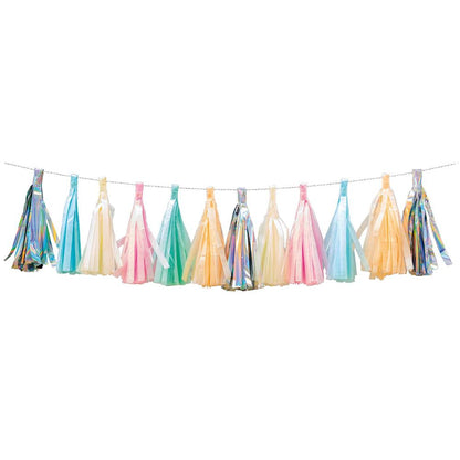 TASSEL GARLAND,PASTEL, FSCMIX <完成品> 【結婚式 その他ウェルカムグッズ】