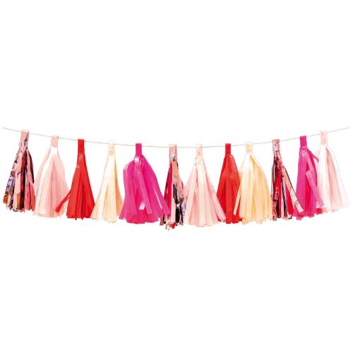 TASSEL GARLAND,PINK MIX,FSCMIX　<完成品>　【結婚式　その他ウェルカムグッズ】