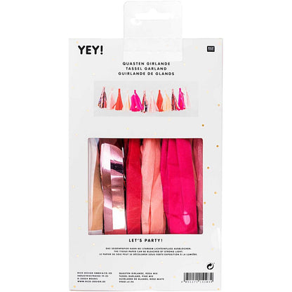 TASSEL GARLAND,PINK MIX,FSCMIX <完成品> 【結婚式 その他ウェルカムグッズ】