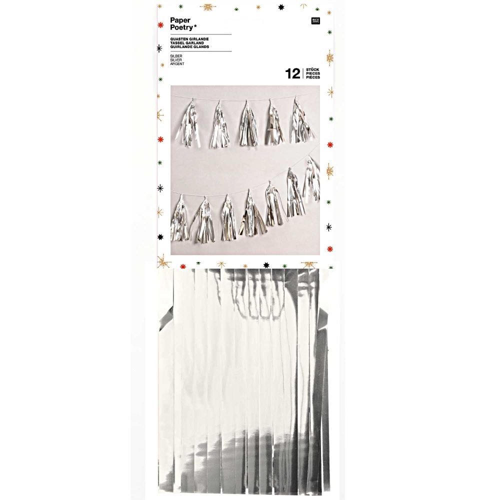 TASSEL GARLAND, SILVER 【結婚式 その他ウェルカムグッズ】