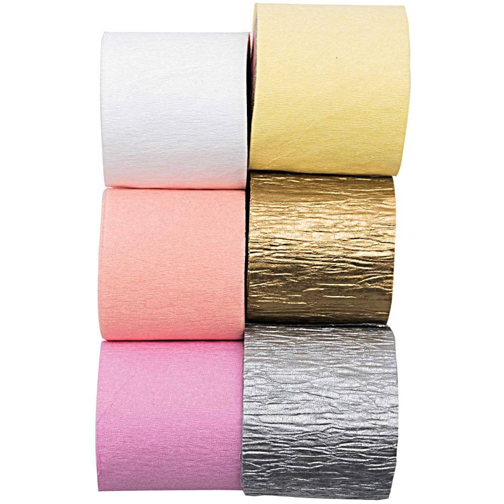 CREPE STREAMER, PASTEL MIX 【結婚式 挙式 披露宴 演出グッズ】