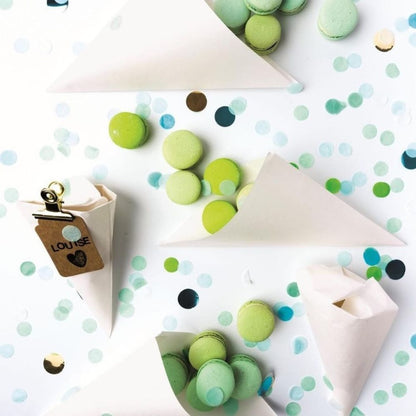 CONFETTI BLUE / GREEN MIX 【結婚式 挙式 披露宴 演出グッズ】