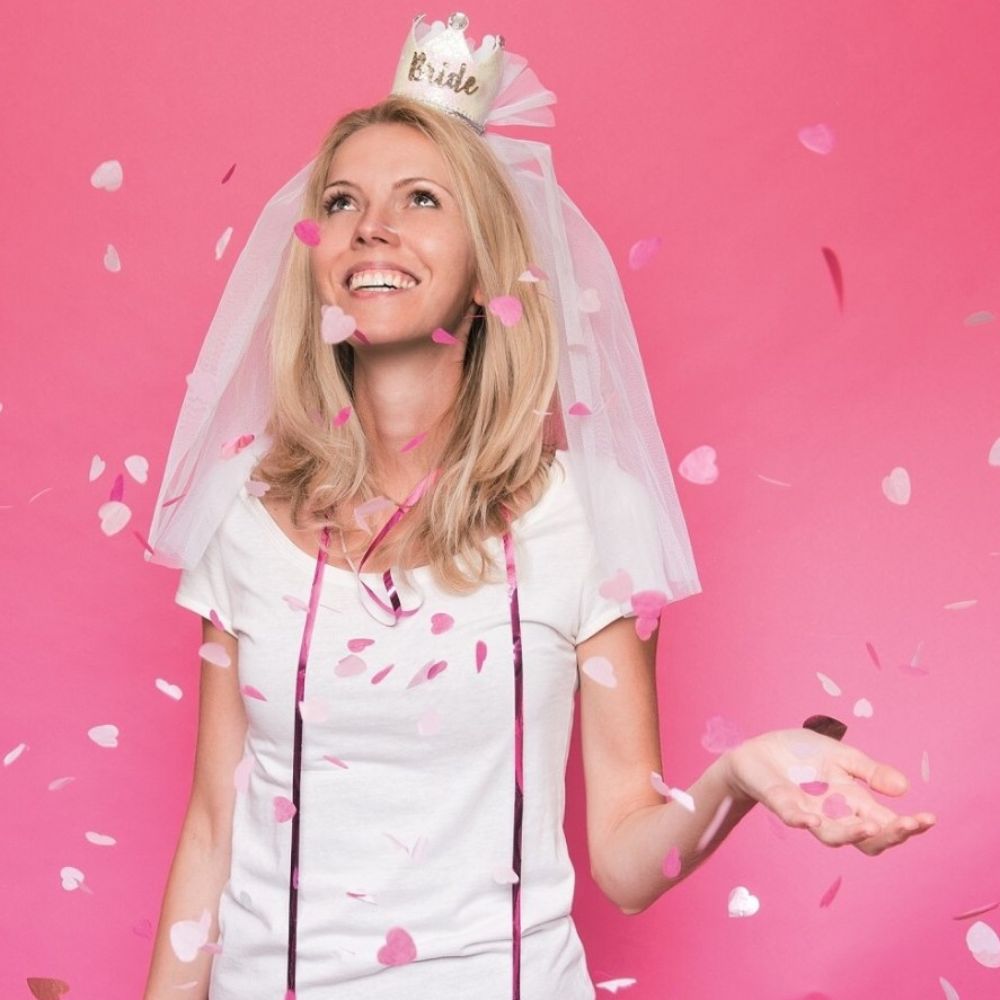 CONFETTI POPPER WHITE MIX 【結婚式 挙式 披露宴 演出グッズ】