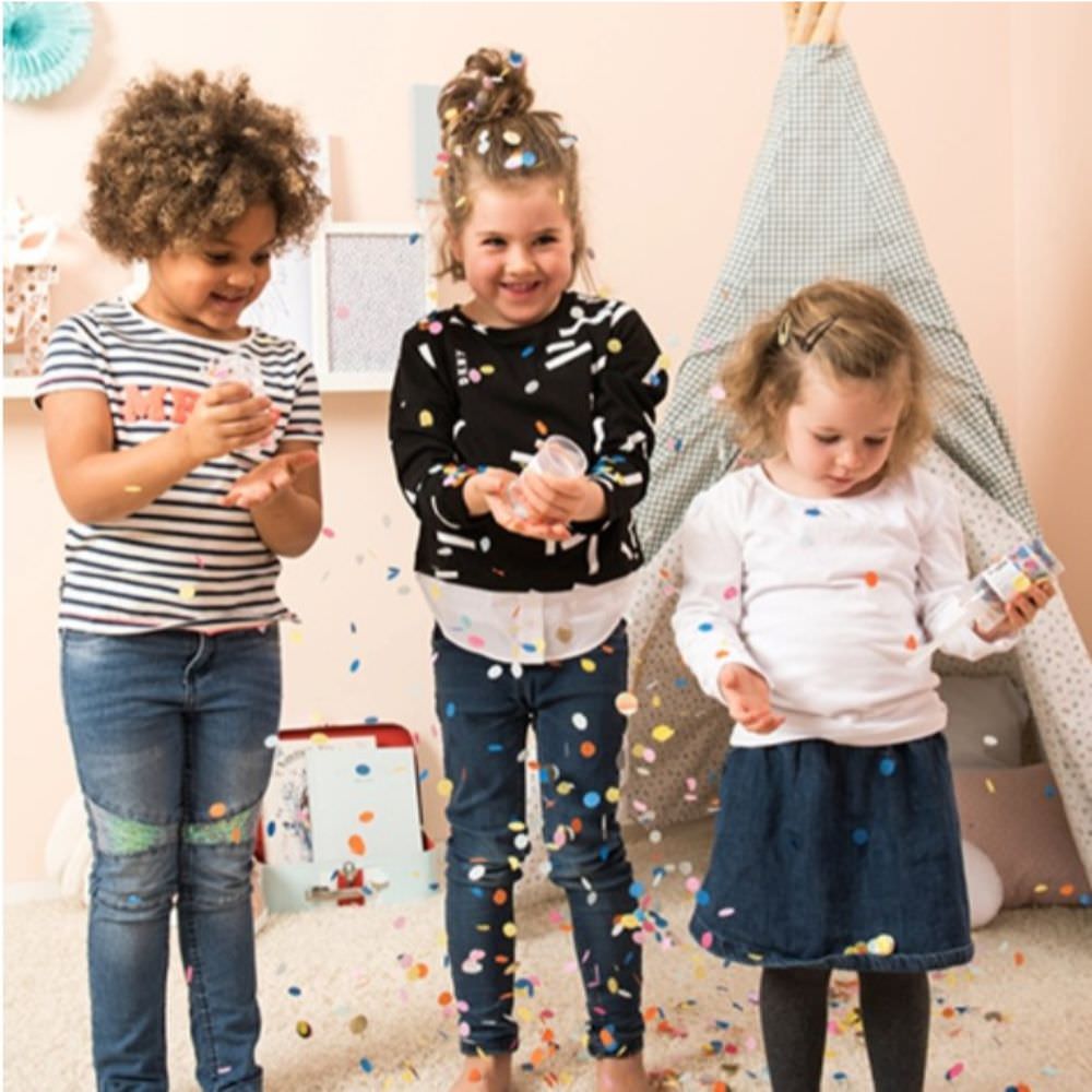 CONFETTI POPPER WHITE MIX 【結婚式 挙式 披露宴 演出グッズ】