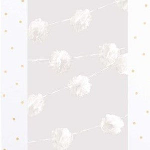 POMPON GARLAND, WHITE　【結婚式　その他ウェルカムグッズ】