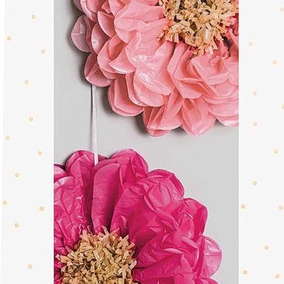 TISSUE PAPER FLOWERS, PINK MIX　【結婚式　その他ウェルカムグッズ】