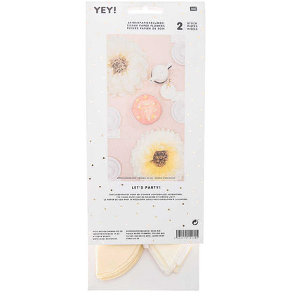 TISSUE PAPER FLOWER,YELLOW MIX 【結婚式 その他ウェルカムグッズ】