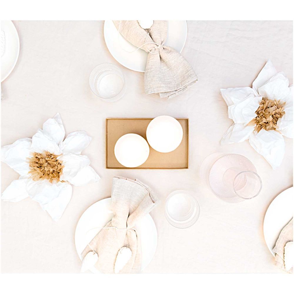 TISSUEPAP FLOW,POINSETTIA,WHIT 【結婚式 その他ウェルカムグッズ】