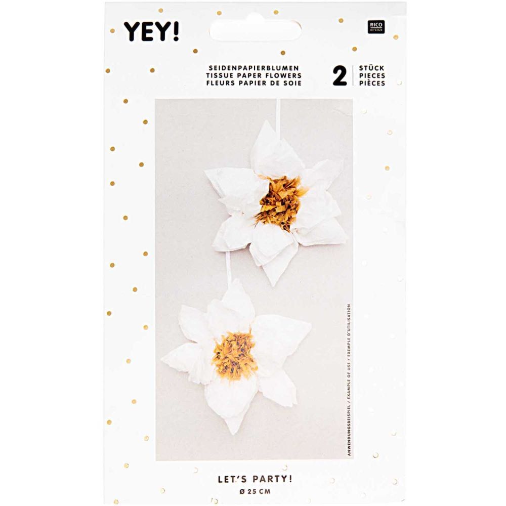 TISSUEPAP FLOW,POINSETTIA,WHIT 【結婚式 その他ウェルカムグッズ】