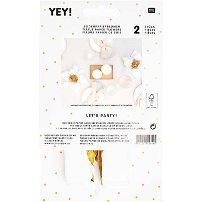 TISSUEPAP FLOW,POINSETTIA,WHIT 【結婚式 その他ウェルカムグッズ】