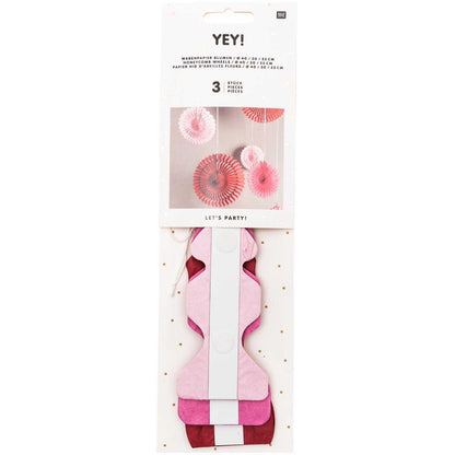 HONEYCOM WHEEL,PINK/RED,FSCMIX 【結婚式 その他ウェルカムグッズ】