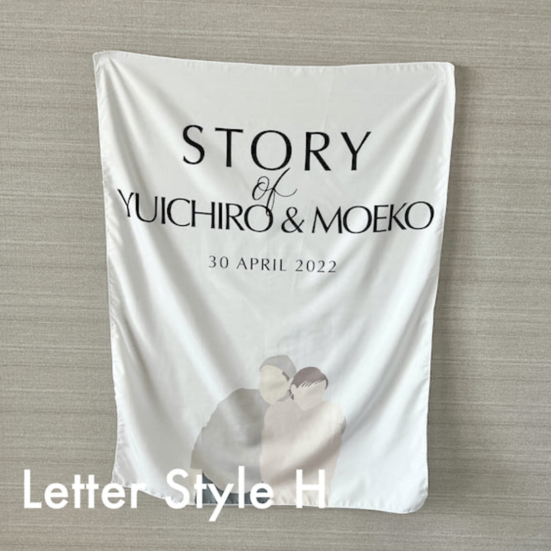 タペストリー 【結婚式 ウェルカムグッズ タペストリー】