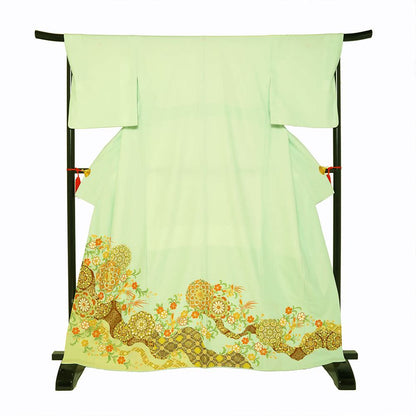 【JAPAN STYLE】色留袖A-04-c 【結婚式 訪問着 色留袖 レンタル】