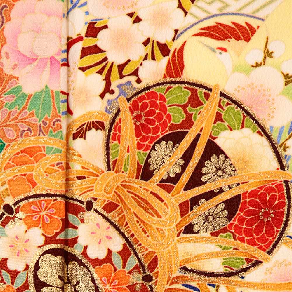 【JAPAN STYLE】色留袖A-06-c 【結婚式 訪問着 色留袖 レンタル】