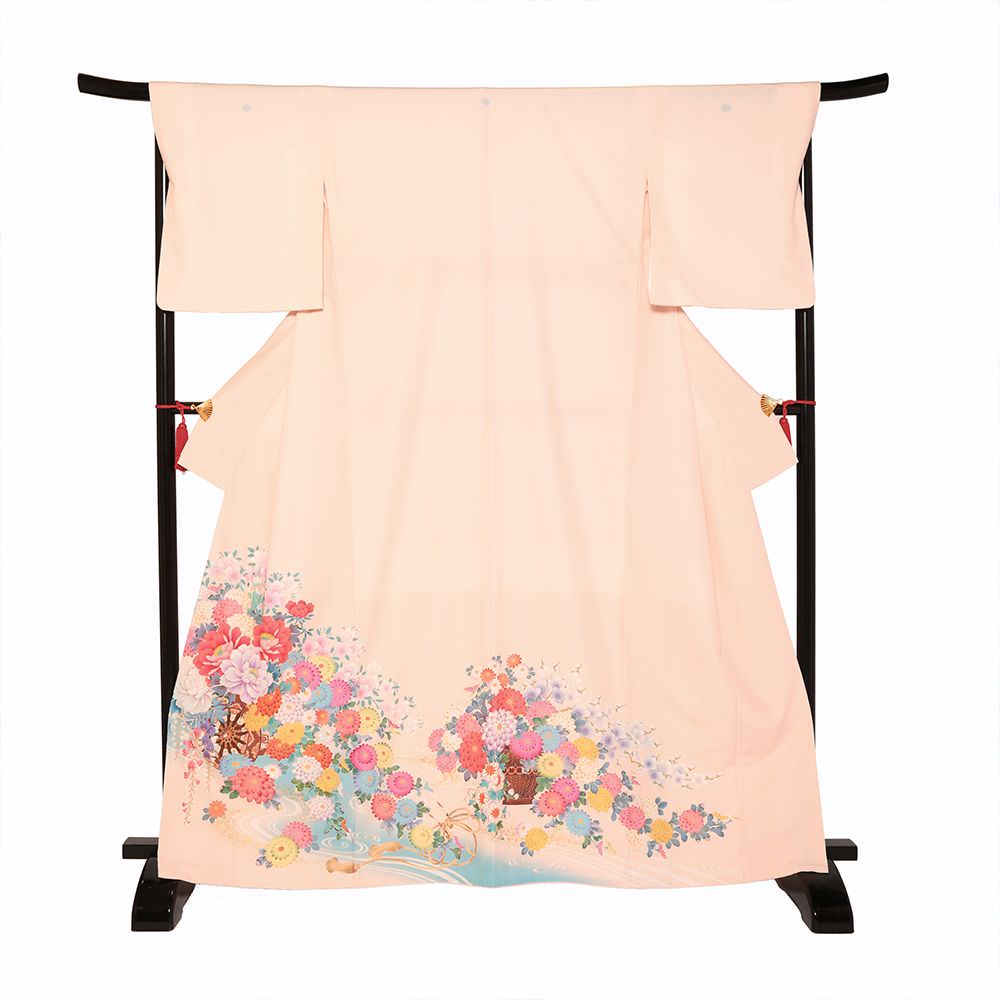 【JAPAN STYLE】色留袖A-07-c 【結婚式 訪問着 色留袖 レンタル】