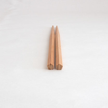 夫婦膳ギフト 五稜箸木頭朱杉 【結婚式 ギフト 引き出物 食器類】