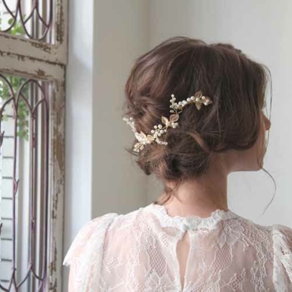 【クレールデュリュヌ】ヘアアクセサリー 【結婚式　ヘアアクセサリー】