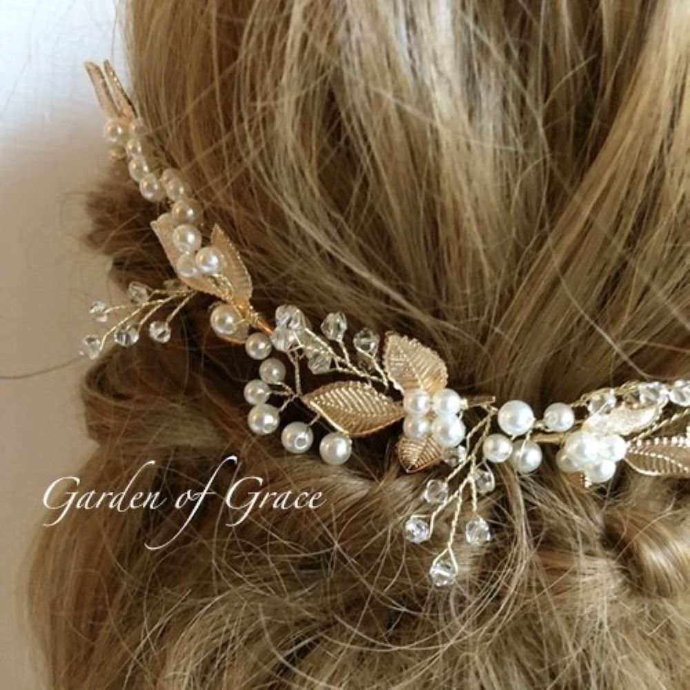 【クレールデュリュヌ】ヘアアクセサリー 【結婚式　ヘアアクセサリー】