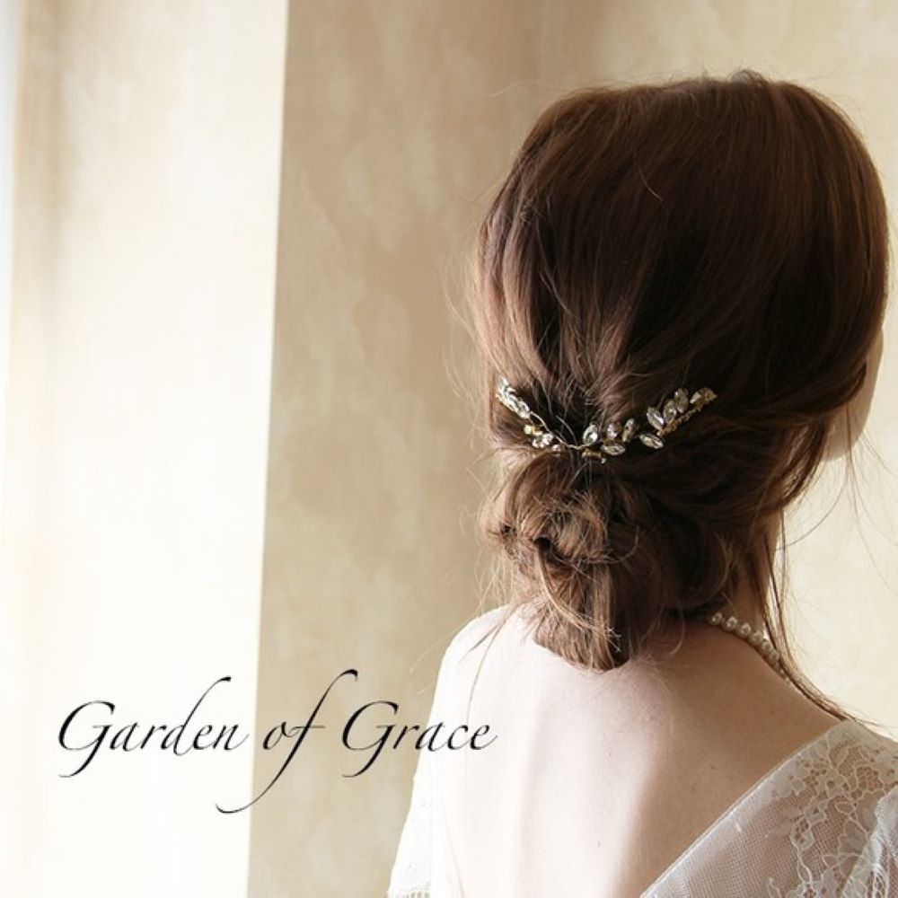 蔦モチーフgold 【結婚式 ヘアアクセサリー】