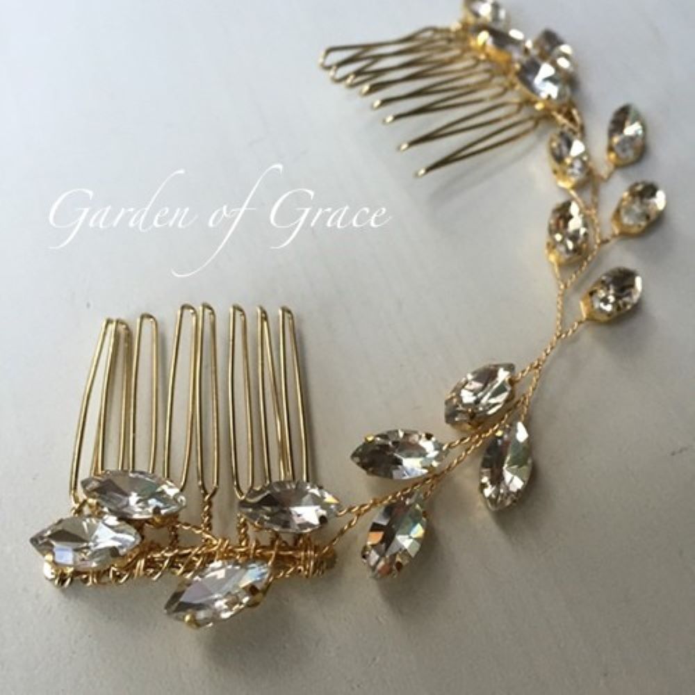 蔦モチーフgold 【結婚式 ヘアアクセサリー】