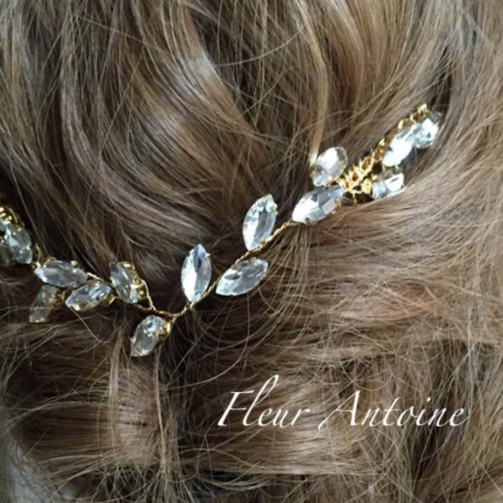 蔦モチーフgold 【結婚式　ヘアアクセサリー】