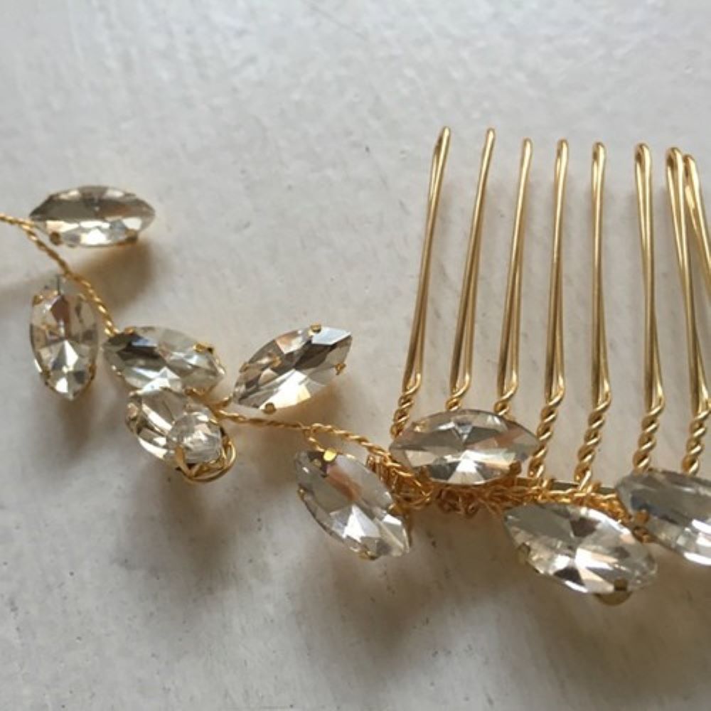 蔦モチーフgold 【結婚式 ヘアアクセサリー】