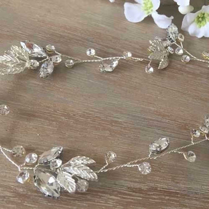 葉っぱと木の実冠 【フォイユゴールド&シルバー】 【結婚式 ヘアアクセサリー】