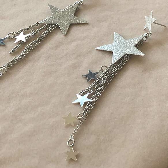 星モチーフ 【スターピアス】 【結婚式 ピアス イヤリング】