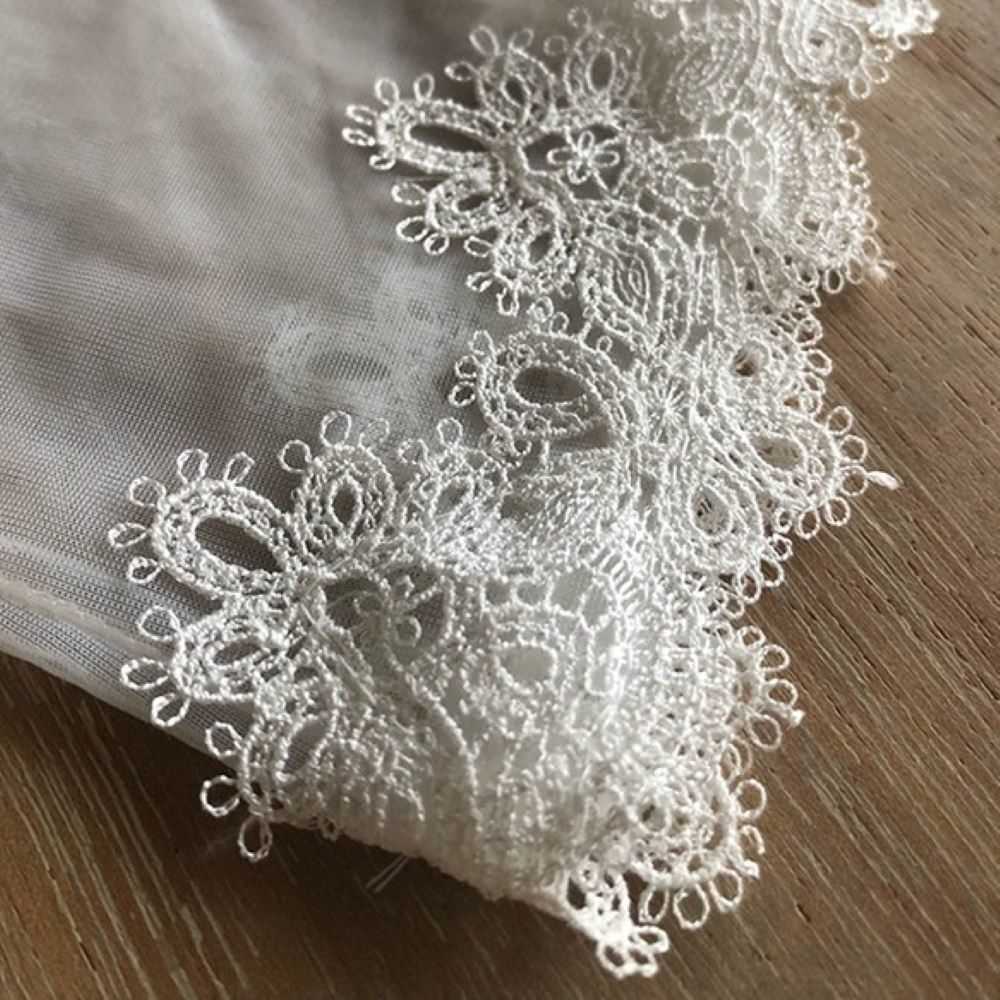 7分丈のオーガンジーグローブ【テスセブングローブ】 【結婚式 グローブ】