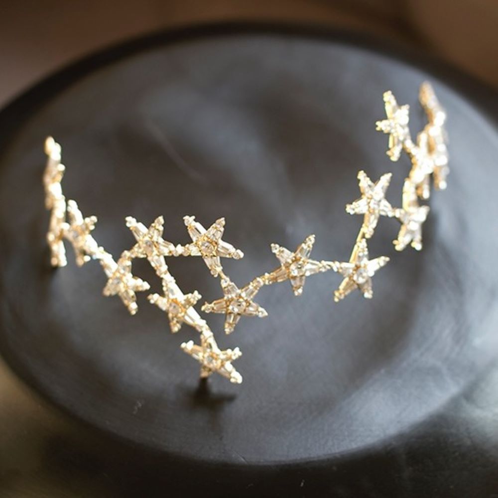 星カチューシャ大 【結婚式 ヘアアクセサリー】