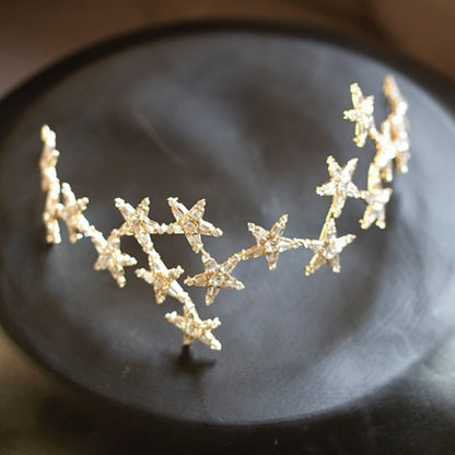 星カチューシャ大 【結婚式 ヘアアクセサリー】