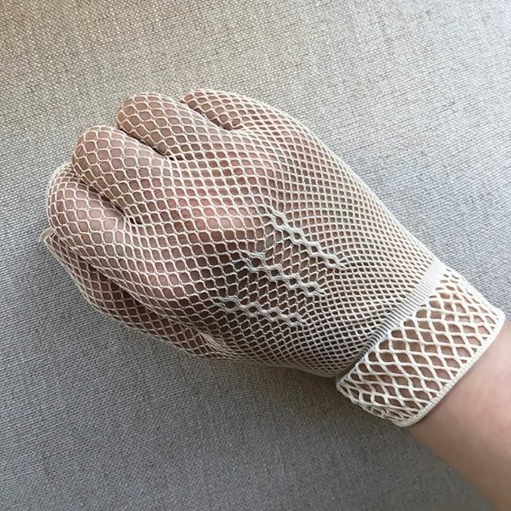 手首までの網グローブ【アンネットグローブ】 【結婚式 グローブ】