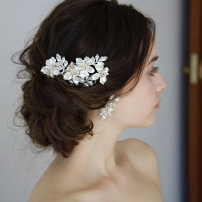 アザレアシルバー 【結婚式 ヘアアクセサリー】