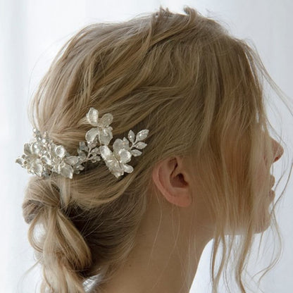 アザレアシルバー 【結婚式 ヘアアクセサリー】