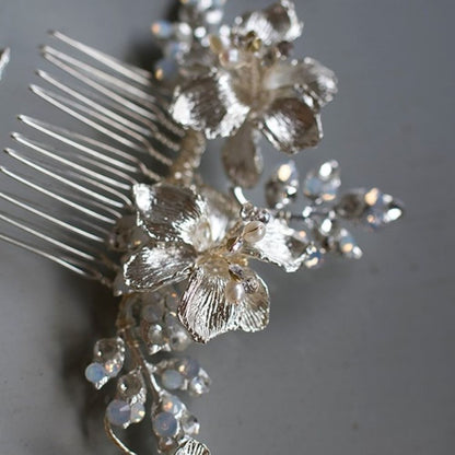 アザレアシルバー 【結婚式 ヘアアクセサリー】