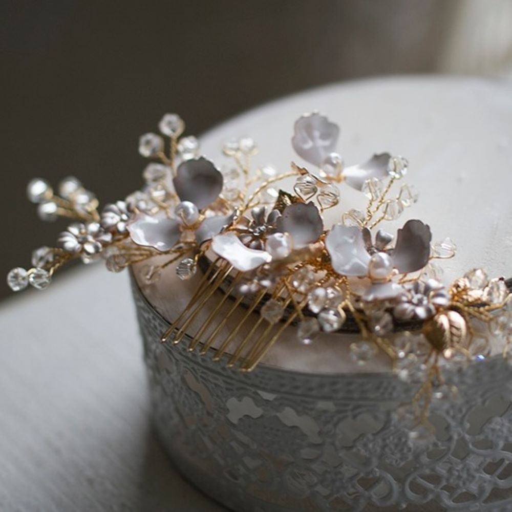 アリッサムゴールド 【結婚式 ヘアアクセサリー】