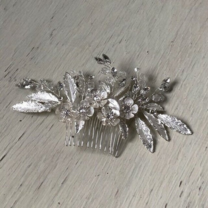 ボタニカルシルバー 【スノーホワイト】 【結婚式 ヘアアクセサリー】