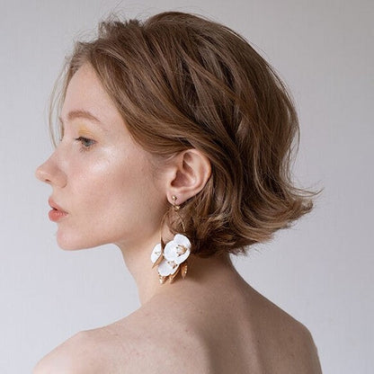 ゴールドアクセ 【クレアイヤリング】 【結婚式 ピアス イヤリング】
