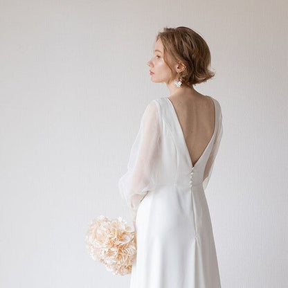 ホワイトフラワー 【トレゾアイヤリング2】 【結婚式 ピアス イヤリング】